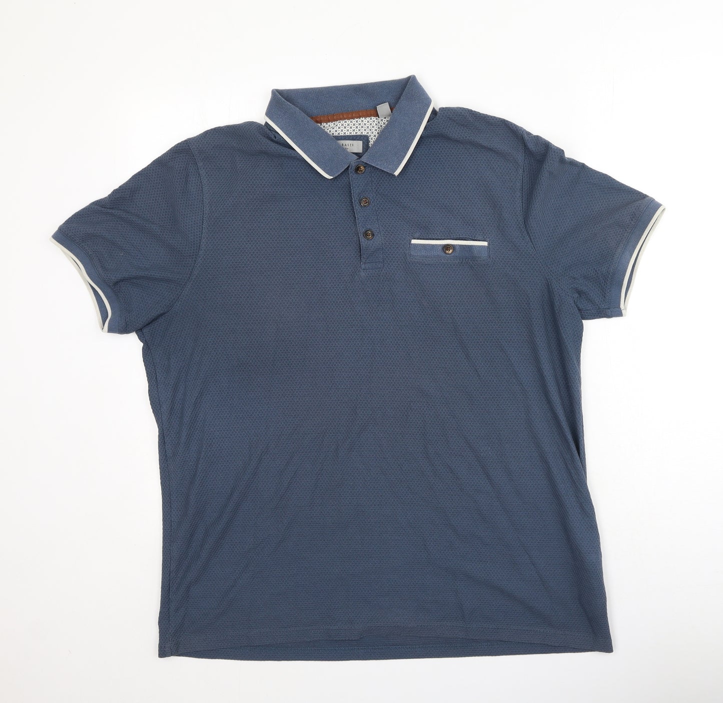 Ted Baker Mens Grey  Polyester  Polo Size S Collared