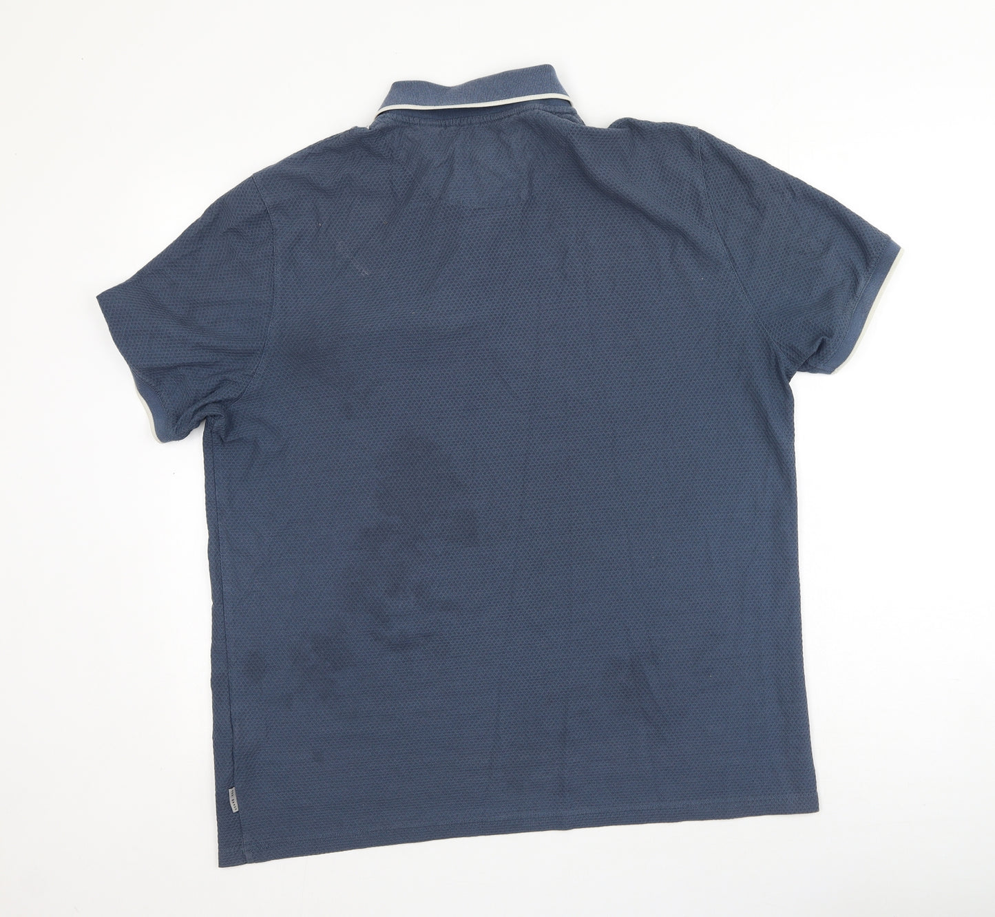 Ted Baker Mens Grey  Polyester  Polo Size S Collared