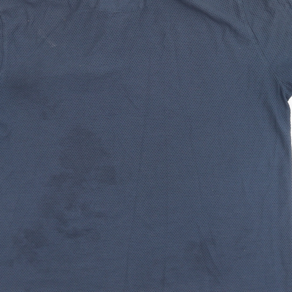 Ted Baker Mens Grey  Polyester  Polo Size S Collared