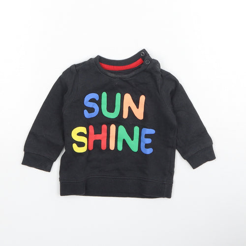 F&F Baby Grey  Cotton Pullover Jumper Size 3-6 Months   - Sunshine