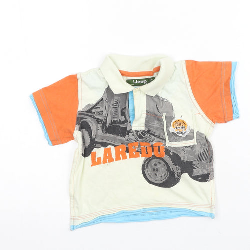 Jeep Boys Multicoloured  Cotton Basic Casual Size 12-18 Months Collared  - jeep