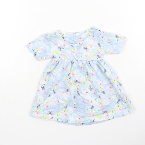 name it Girls   Cotton Fit & Flare  Size 0-3 Months  Round Neck  - 4-6months