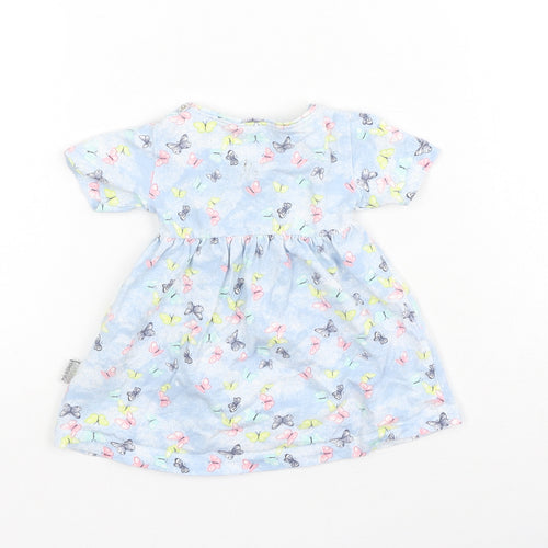 name it Girls   Cotton Fit & Flare  Size 0-3 Months  Round Neck  - 4-6months
