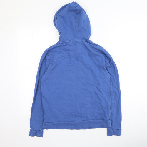 ASOS Womens Blue  Cotton Pullover Hoodie Size S