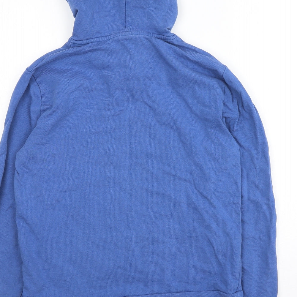 ASOS Womens Blue  Cotton Pullover Hoodie Size S