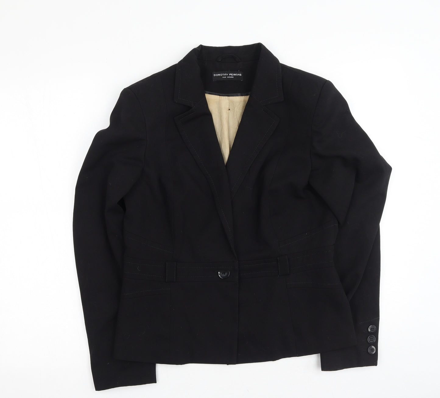 Dorothy Perkins Womens Black   Jacket  Size 14