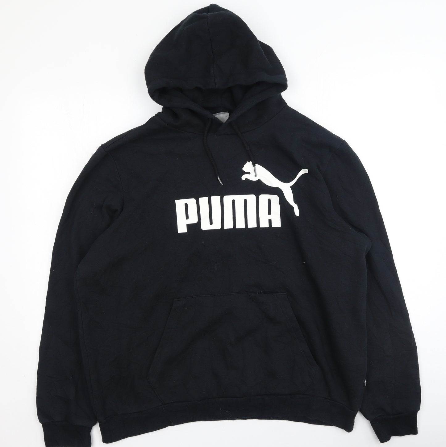 PUMA Mens Blue  Polyester Pullover Hoodie Size XL