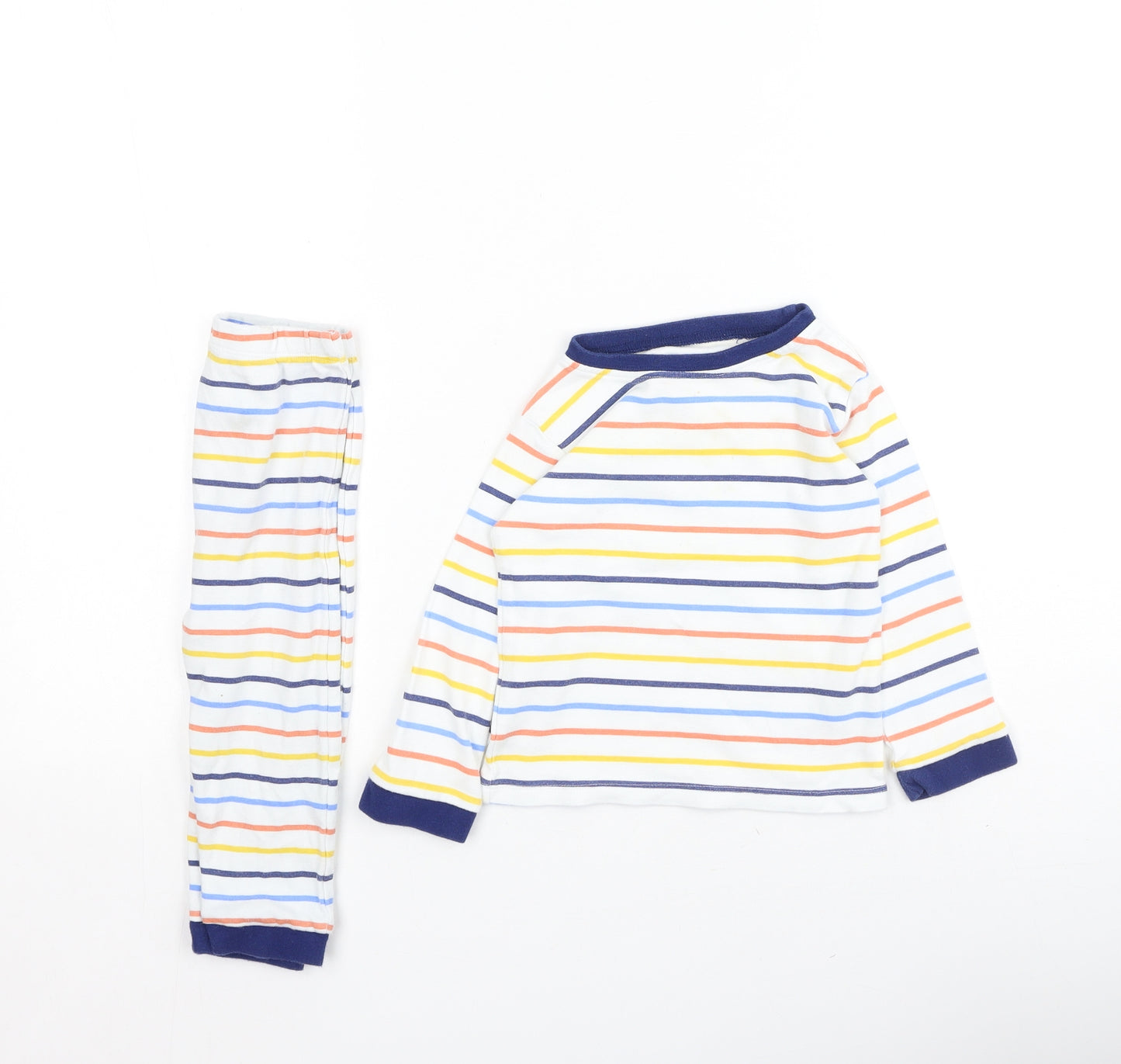 George  Baby Multicoloured Striped Cotton Cami Pyjama Set Size 18-24 Months