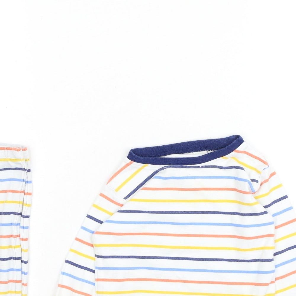 George  Baby Multicoloured Striped Cotton Cami Pyjama Set Size 18-24 Months