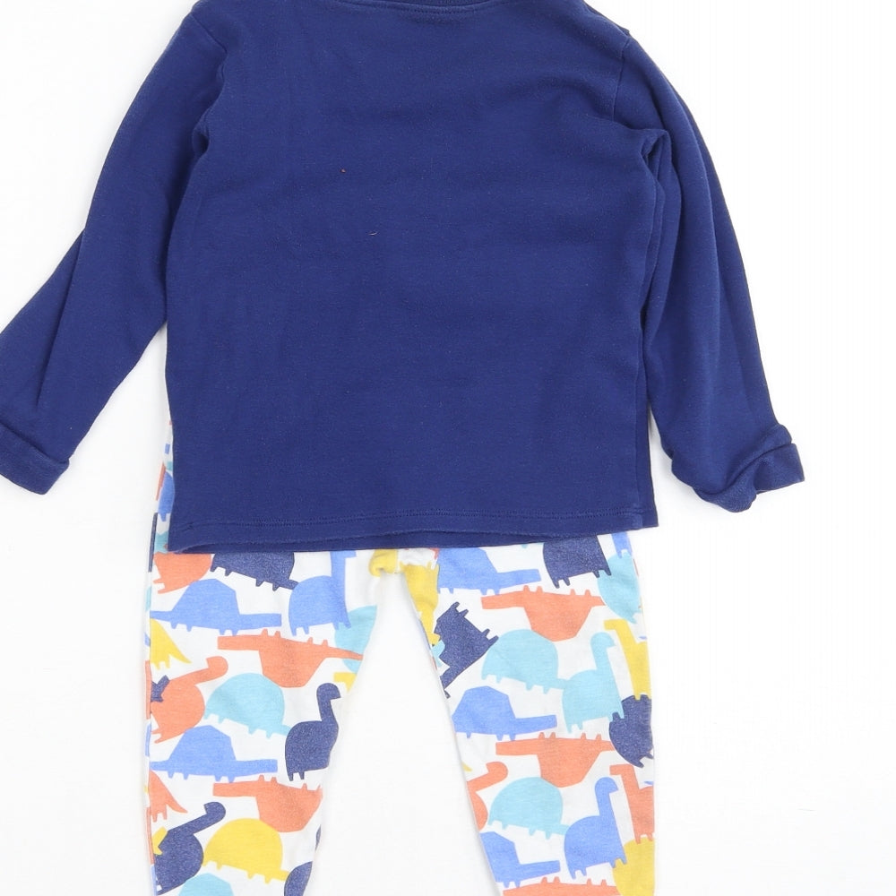 George  Boys Multicoloured  Cotton Cami Pyjama Set Size 18-24 Months   - Dinosaur