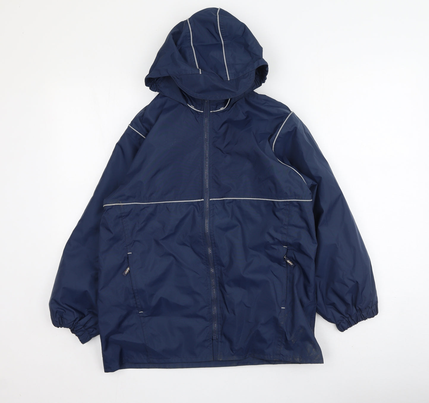 SPLASH Boys Blue   Rain Coat Coat Size 10-11 Years