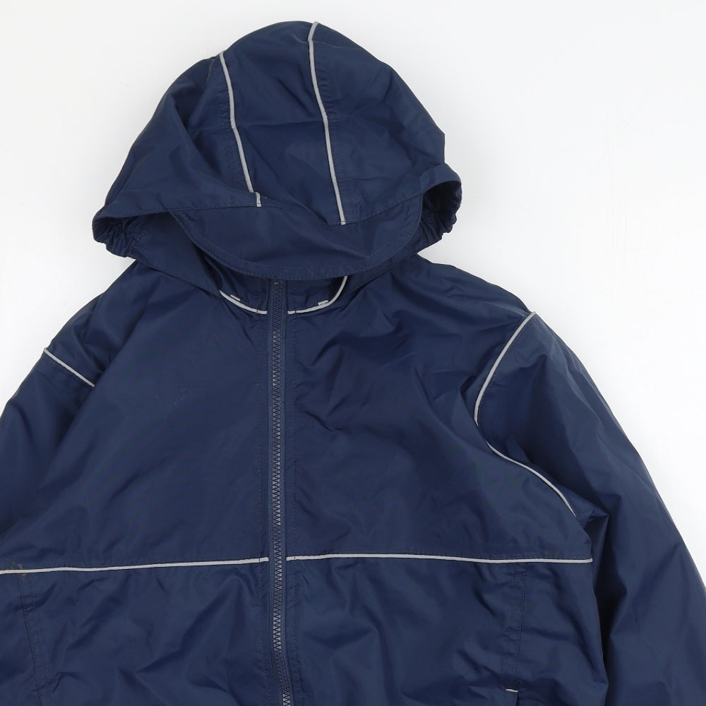 SPLASH Boys Blue   Rain Coat Coat Size 10-11 Years
