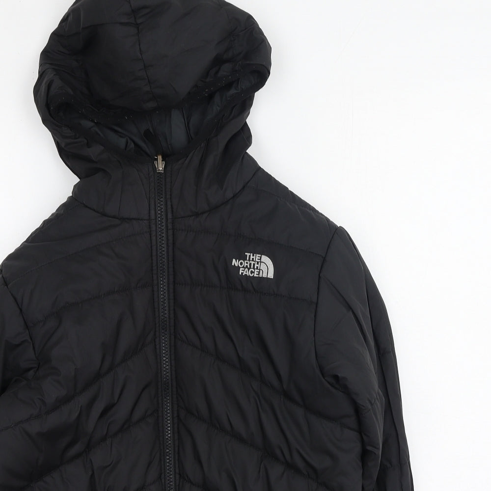 The North Face Boys Black   Puffer Jacket Coat Size 14 Years