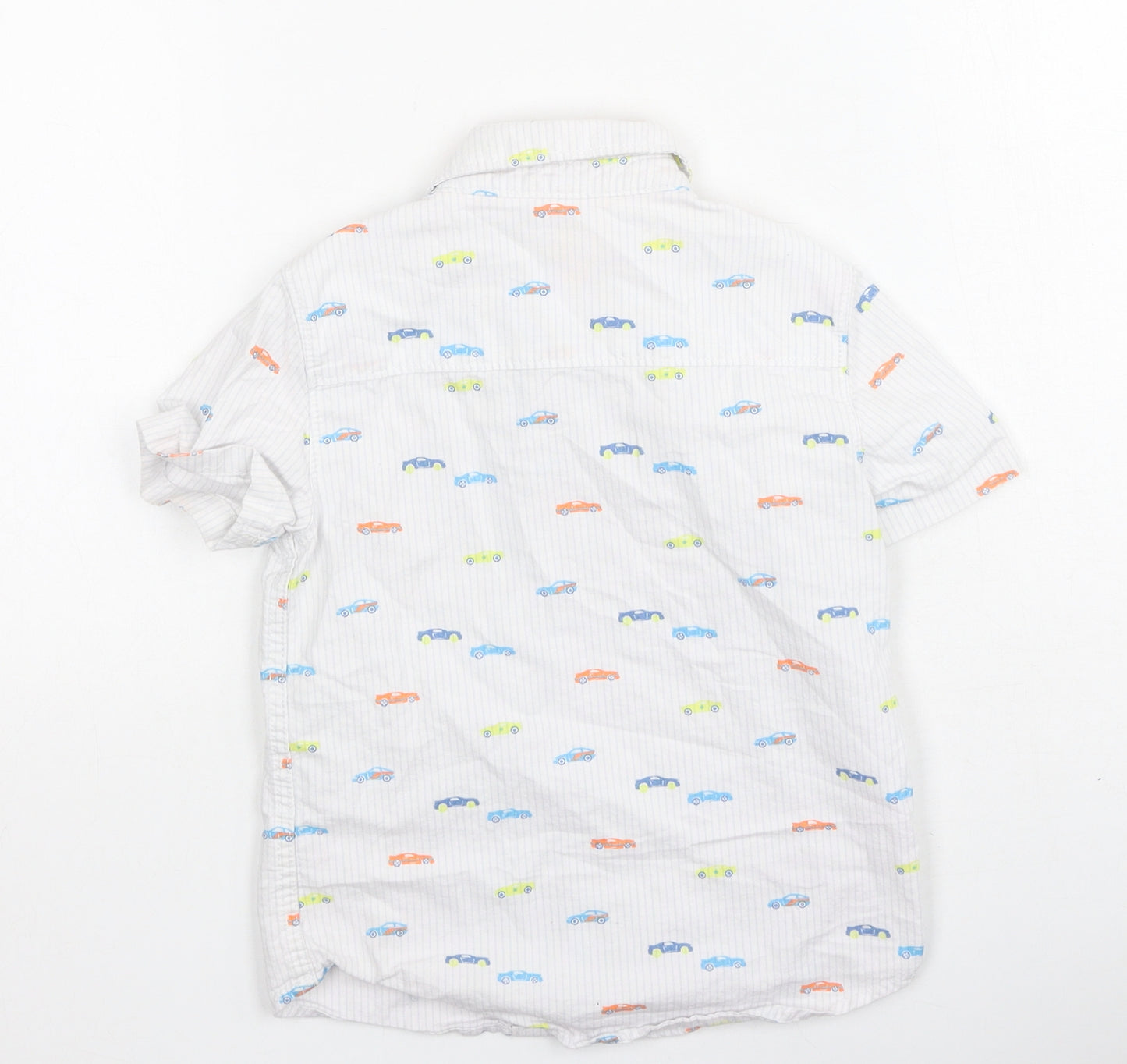 F&F Boys Multicoloured  Cotton Basic Polo Size 3-4 Years Collared  - cars