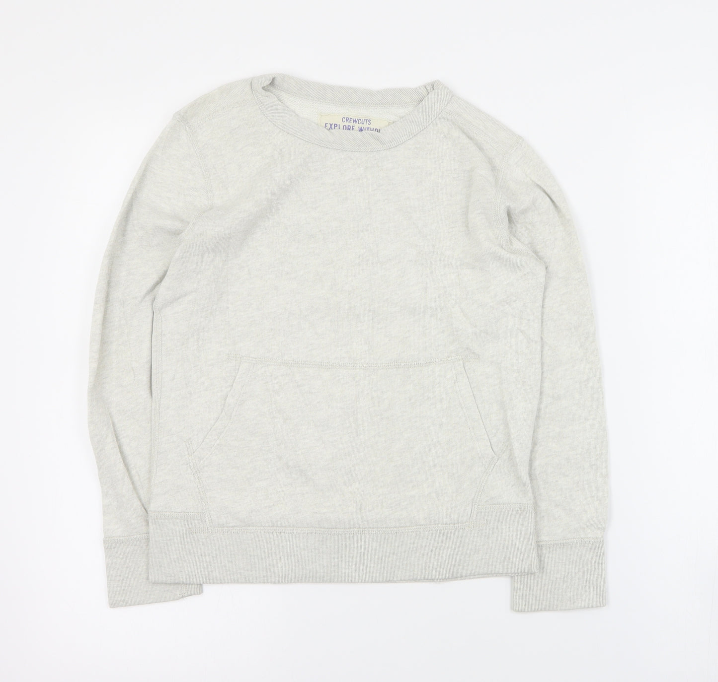 Crew Cuts Womens Beige  Cotton Pullover Sweatshirt Size 10  Pullover
