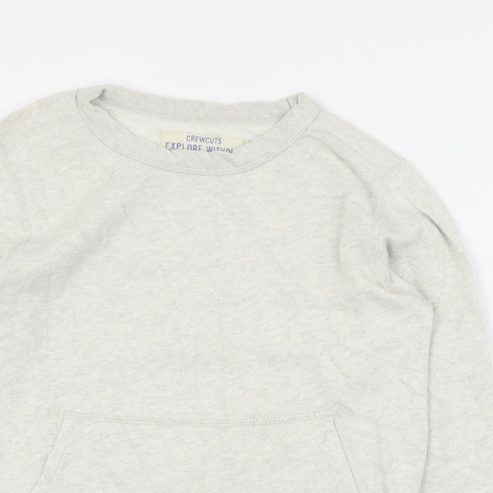 Crew Cuts Womens Beige  Cotton Pullover Sweatshirt Size 10  Pullover