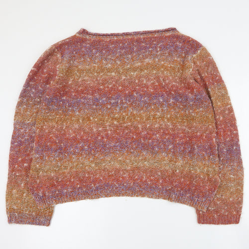 Store Twenty One Womens Multicoloured Round Neck  Acrylic Pullover Jumper Size XL