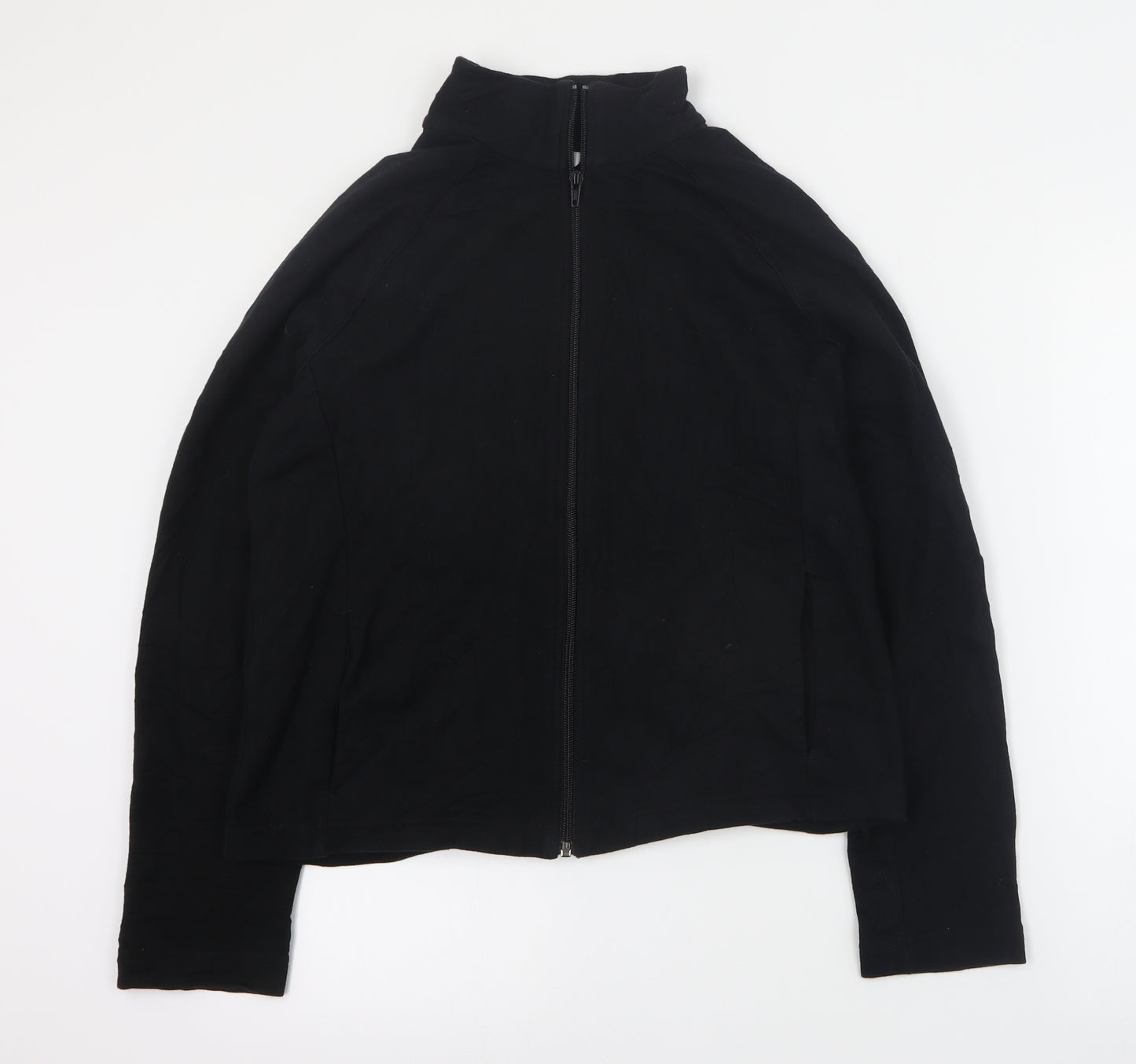 Marks and Spencer Womens Black   Jacket  Size 14  Zip