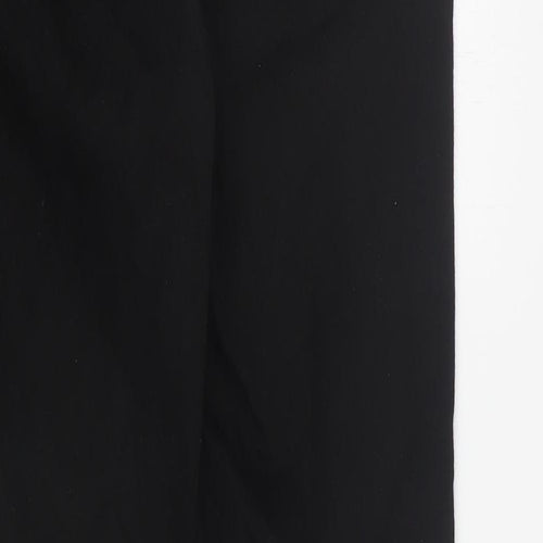 Topshop Womens Black  Polyester Skinny Jeans Size 28 in L30 in Regular Zip