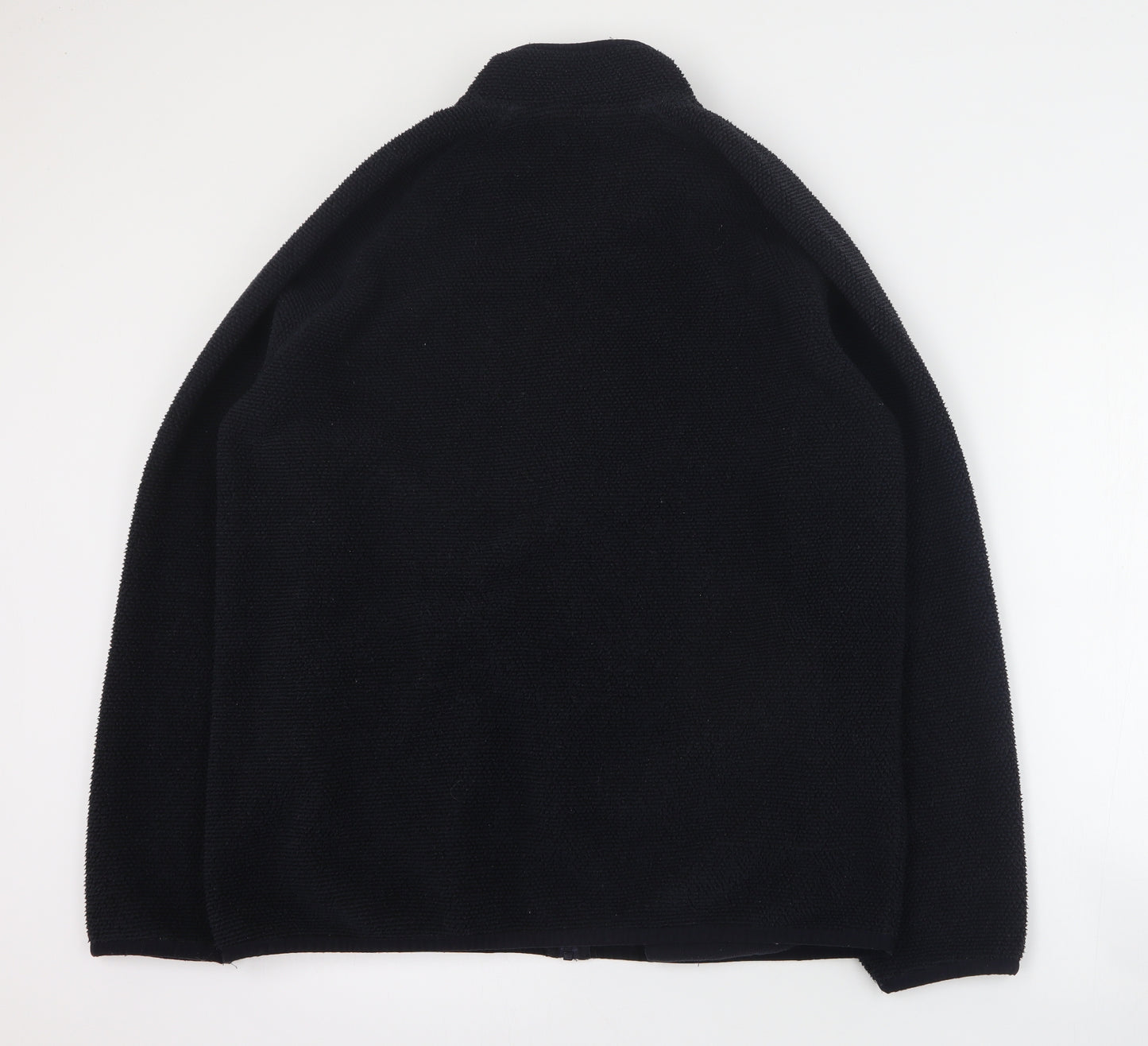 TU Mens Black   Jacket  Size L  Zip