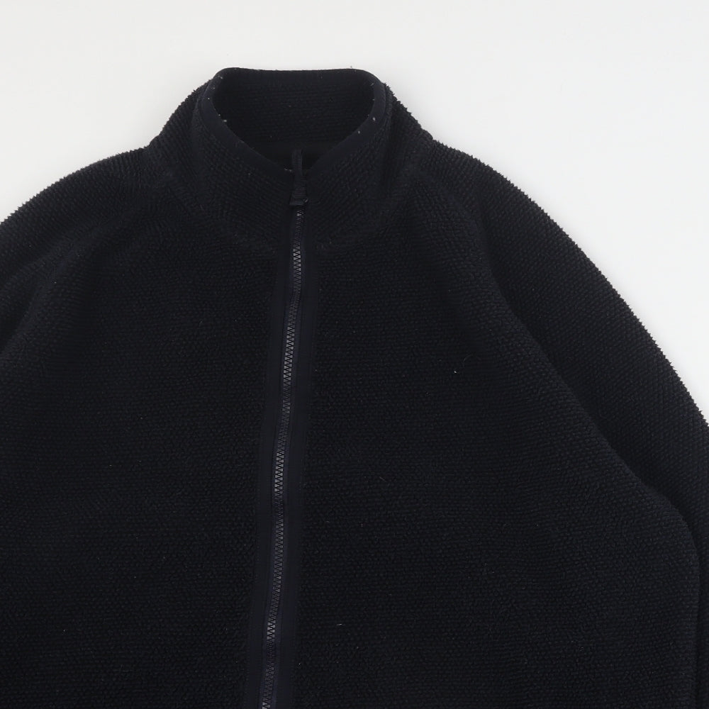 TU Mens Black   Jacket  Size L  Zip