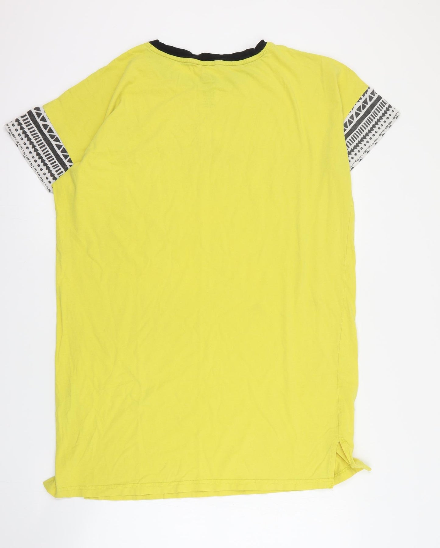 Primark Womens Yellow  100% Cotton Top Dress Size S   - The Lion King