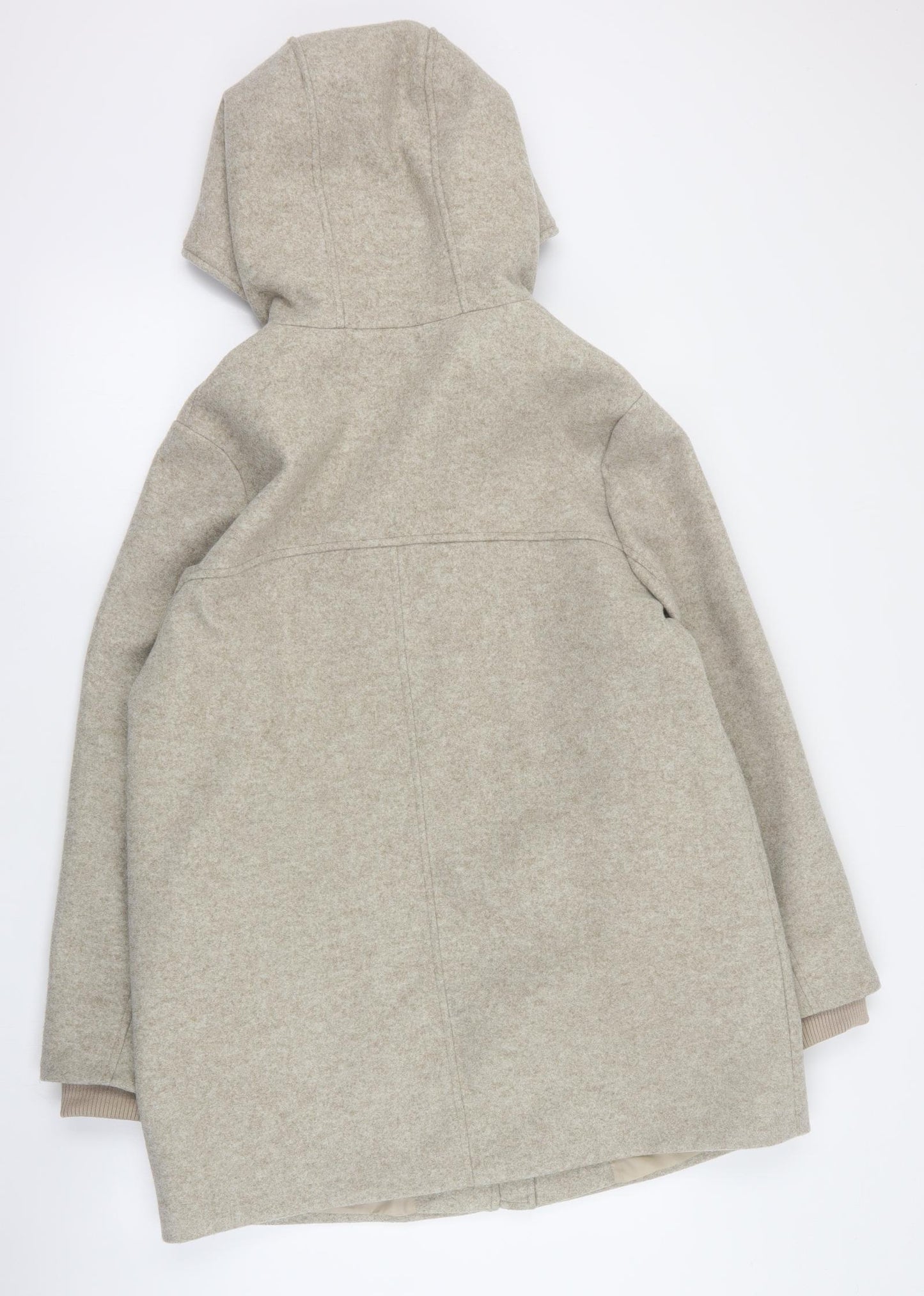 Primark Womens Beige   Pea Coat Coat Size 14  Zip