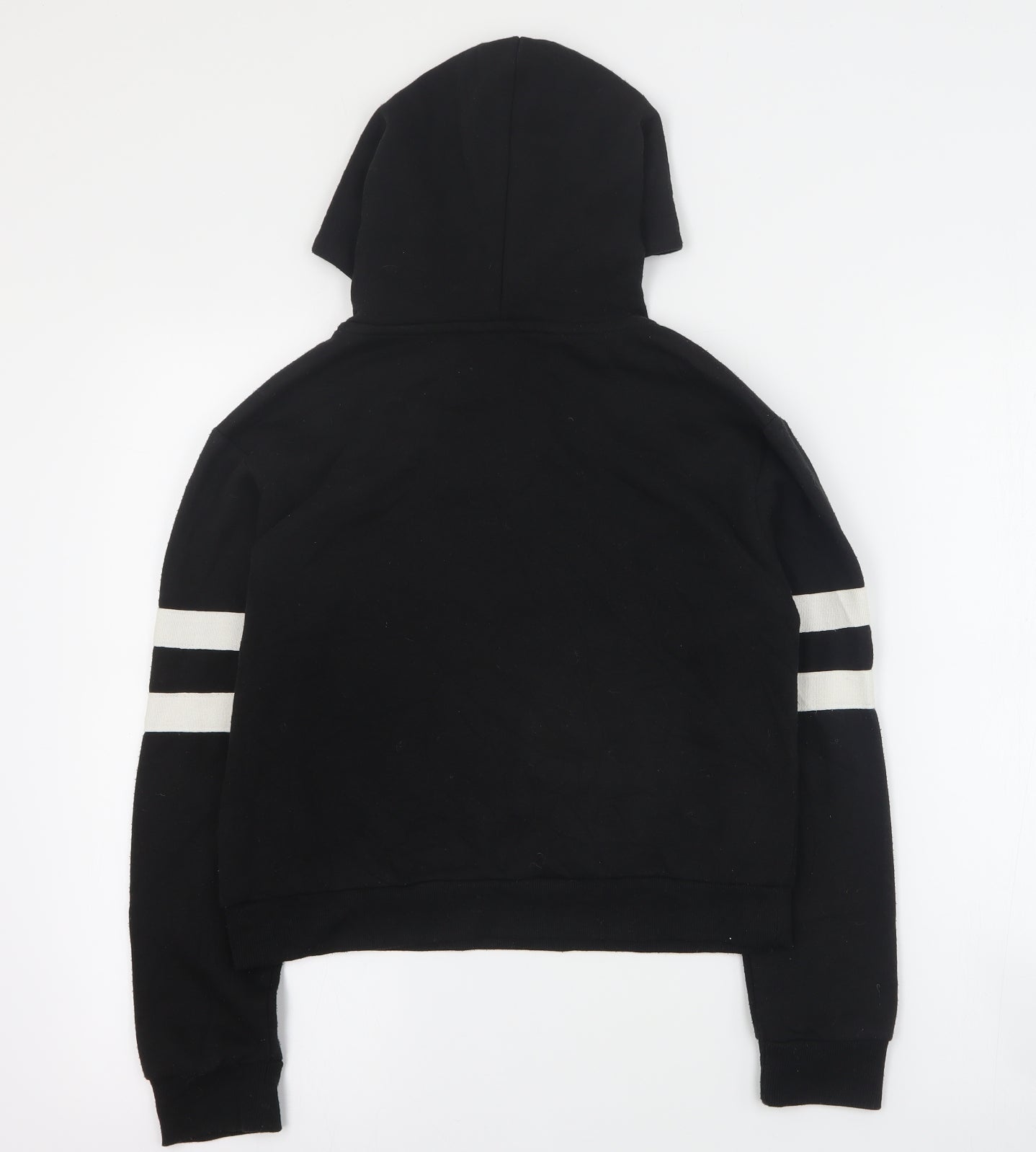 New Look Girls Black  Polyester Pullover Hoodie Size 10-11 Years  Pullover