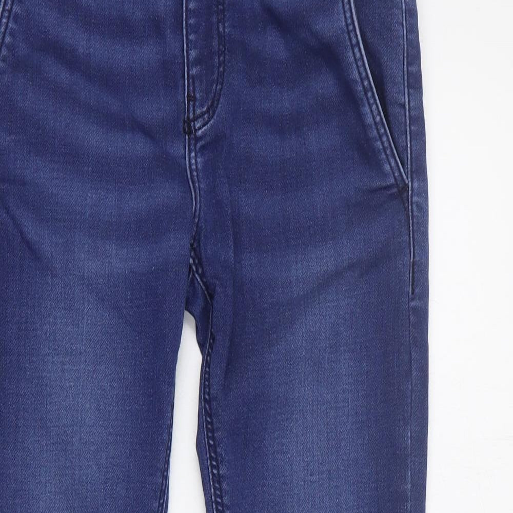 Bodens Boys Blue  Cotton Skinny Jeans Size 9 Months  Regular Drawstring