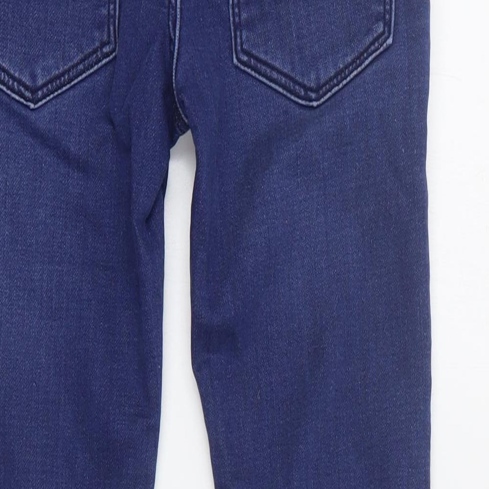 Bodens Boys Blue  Cotton Skinny Jeans Size 9 Months  Regular Drawstring