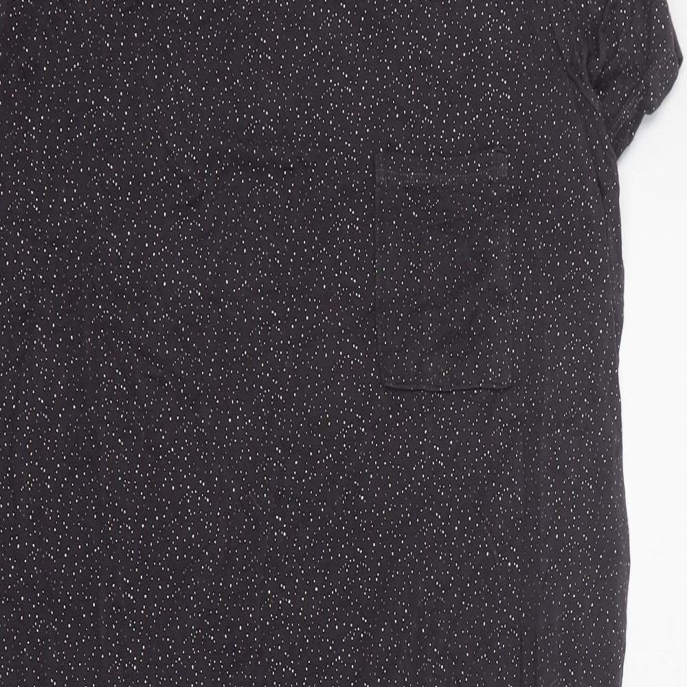 Marks and Spencer Womens Grey Solid Viscose Top Dress Size 14