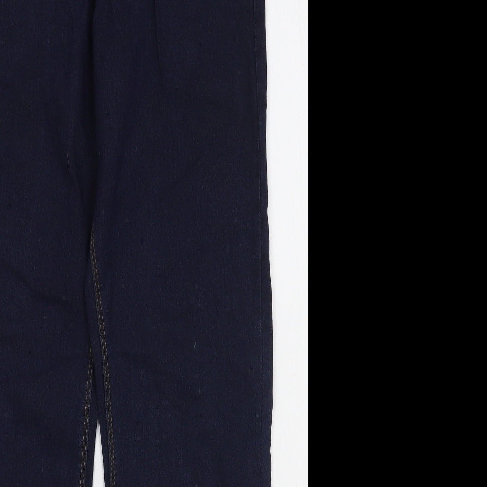 George Boys Blue  100% Cotton Straight Jeans Size 13-14 Years  Regular Zip