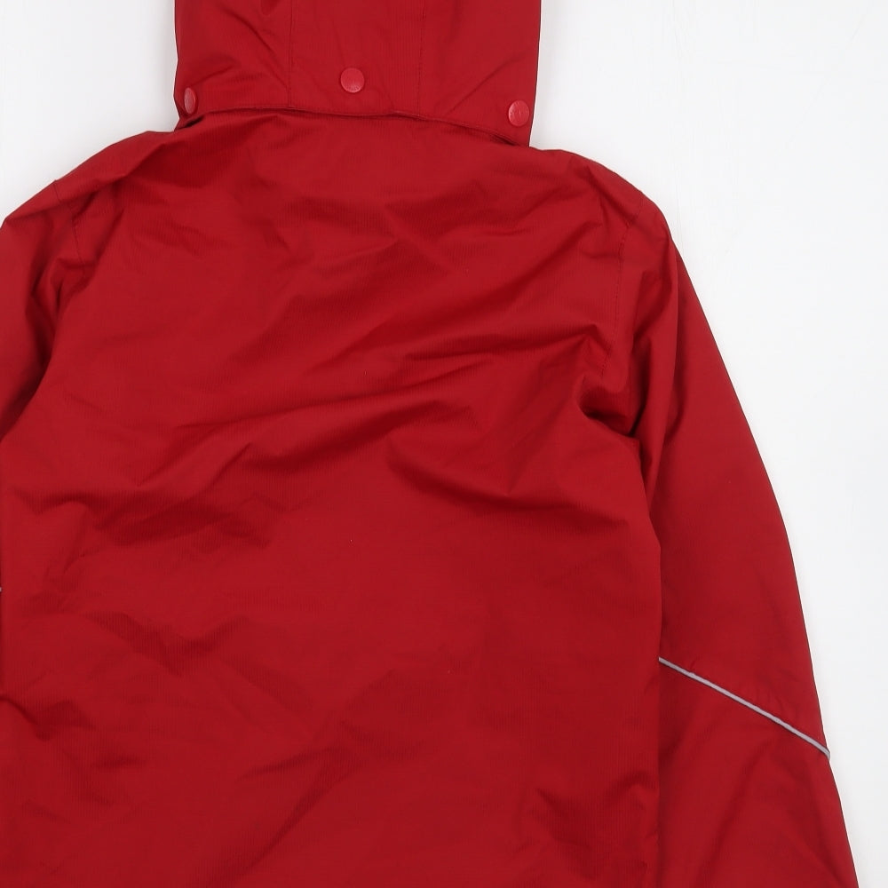Trespass Boys Red   Rain Coat Coat Size 9-10 Years  Zip