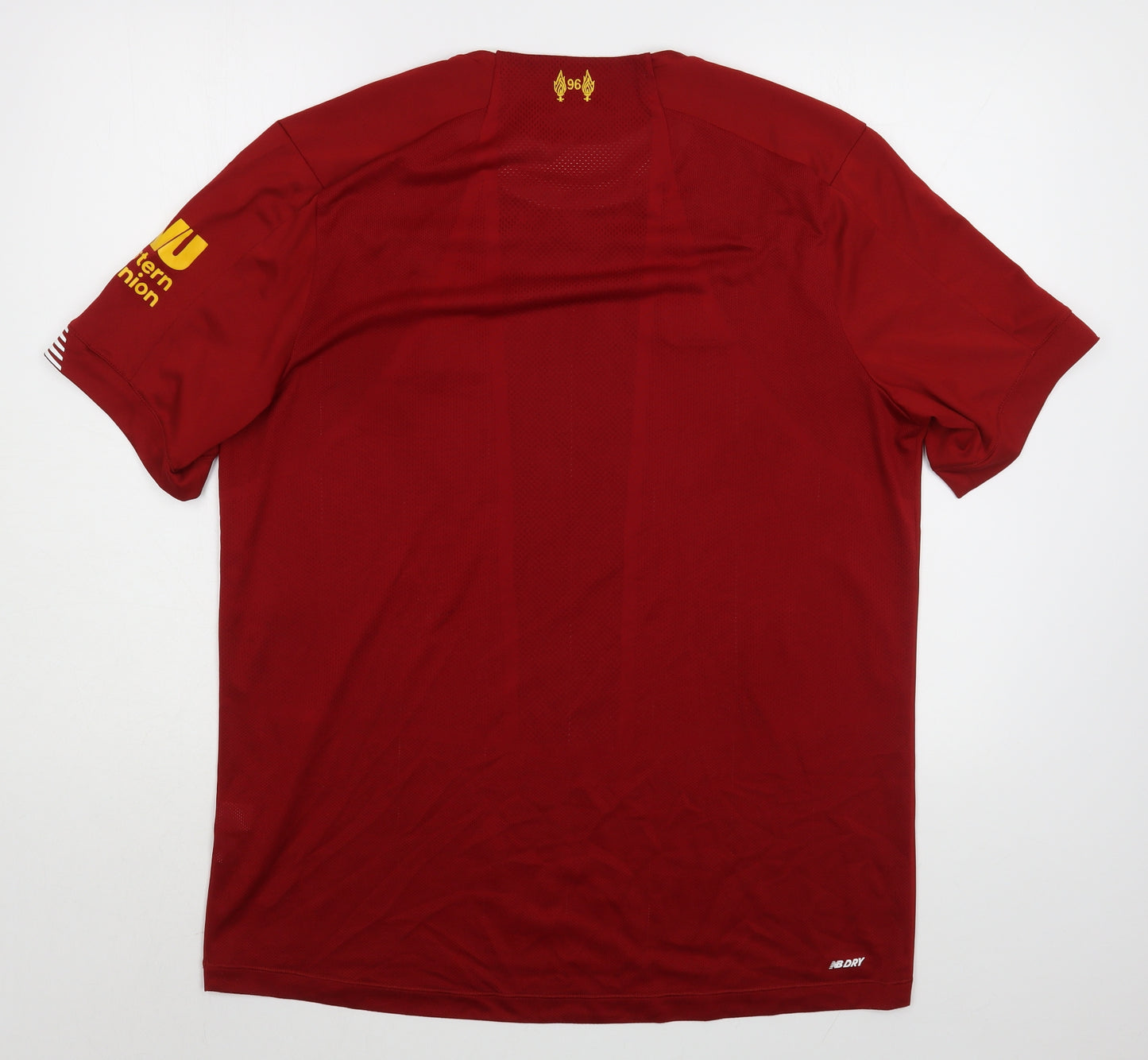 New Balance Mens   Polyester  T-Shirt Size L Round Neck