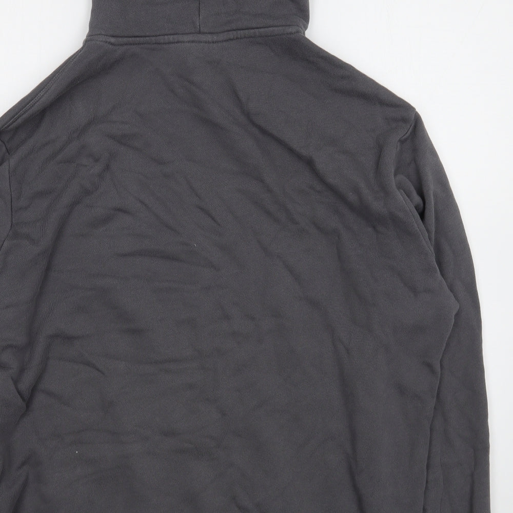 adidas Mens Grey  Cotton Pullover Hoodie Size XL