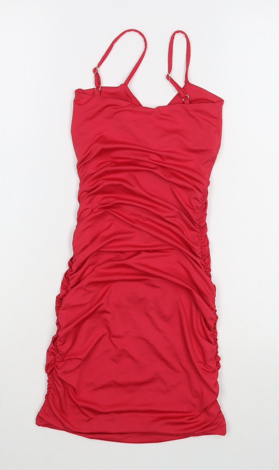 Oh Polly Womens Pink  Polyester Bodycon  Size 4  Sweetheart Pullover