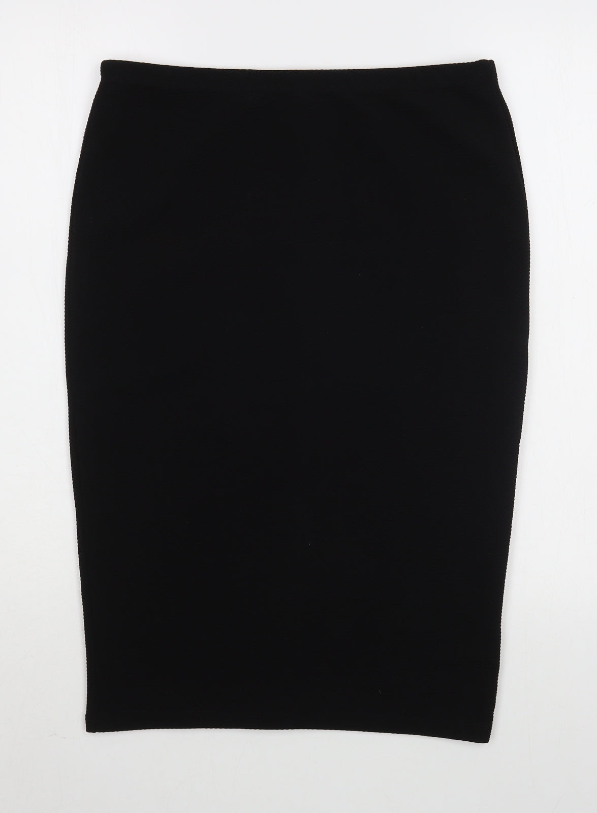 Matalan Womens Black  Polyester Straight & Pencil Skirt Size 14