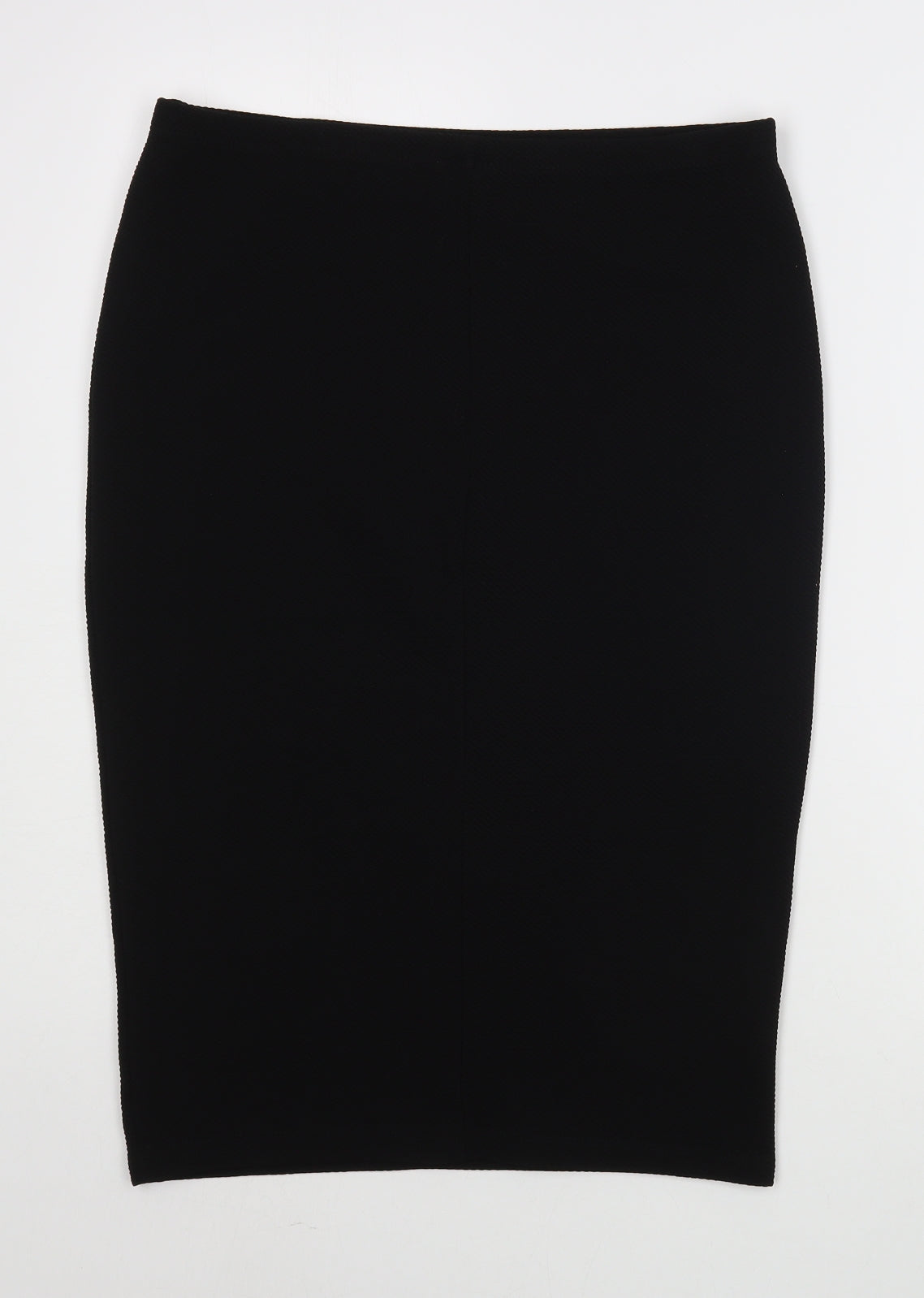 Matalan Womens Black  Polyester Straight & Pencil Skirt Size 14