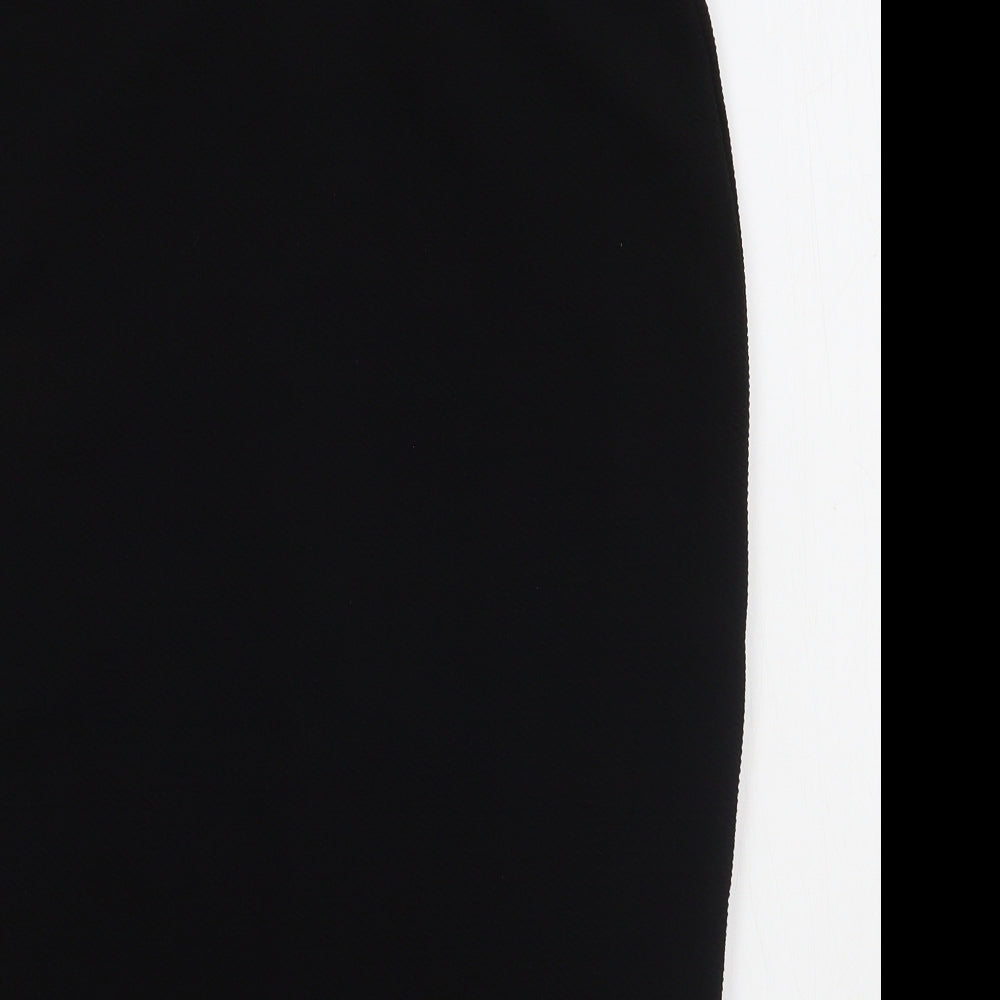 Matalan Womens Black  Polyester Straight & Pencil Skirt Size 14