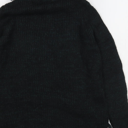 Matalan Womens Green Roll Neck  Acrylic Pullover Jumper Size S