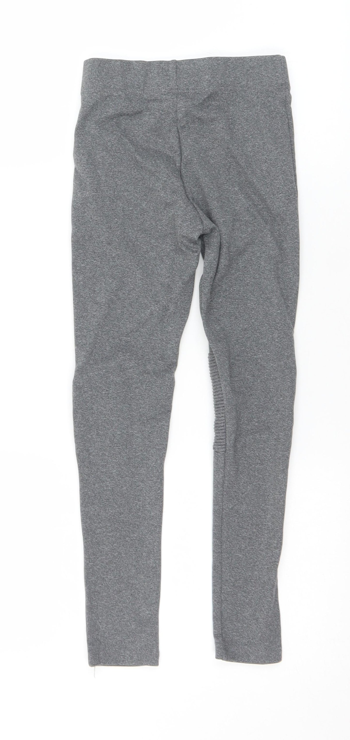 F&F Girls Grey  Polyester Jogger Trousers Size 7-8 Years  Regular