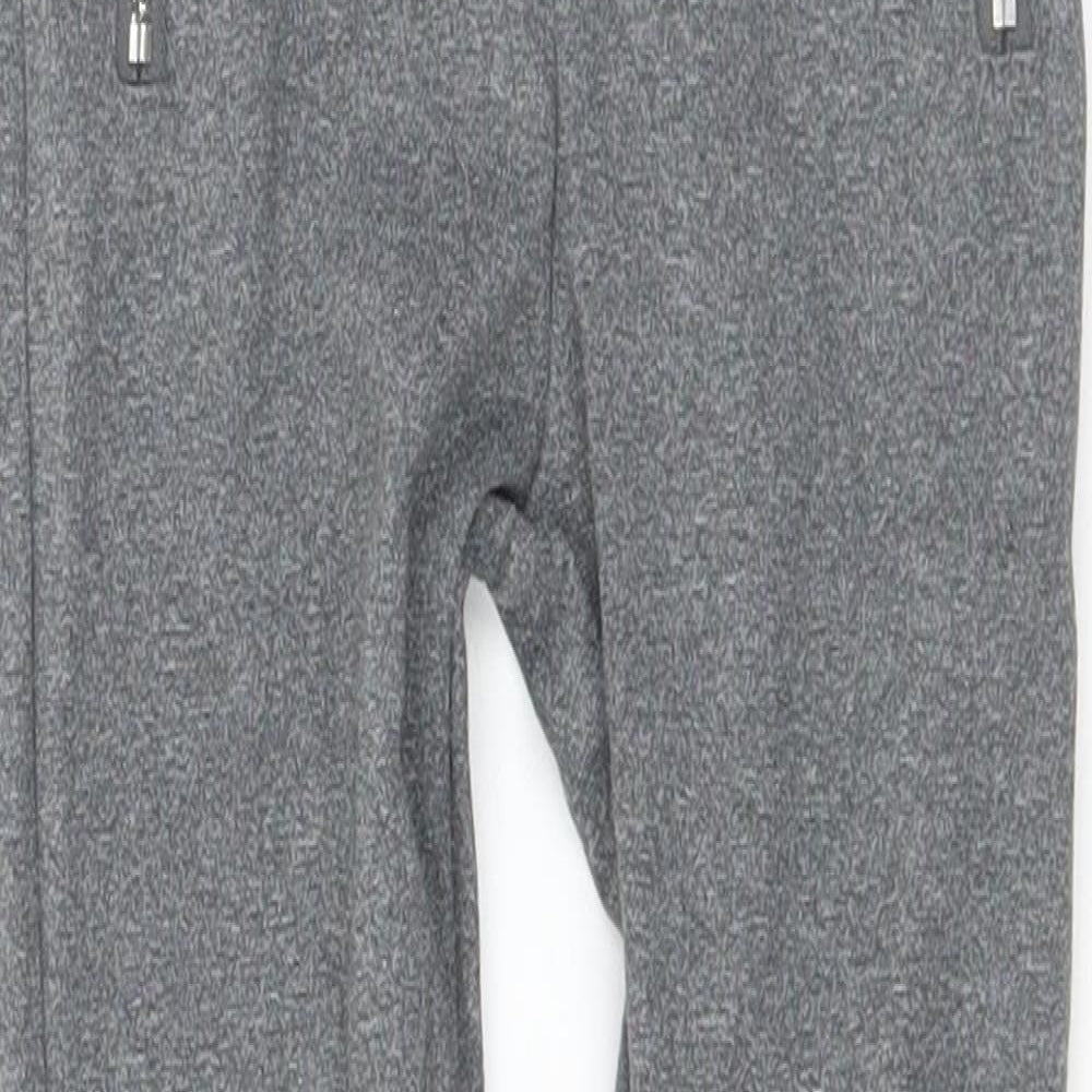 F&F Girls Grey  Polyester Jogger Trousers Size 7-8 Years  Regular