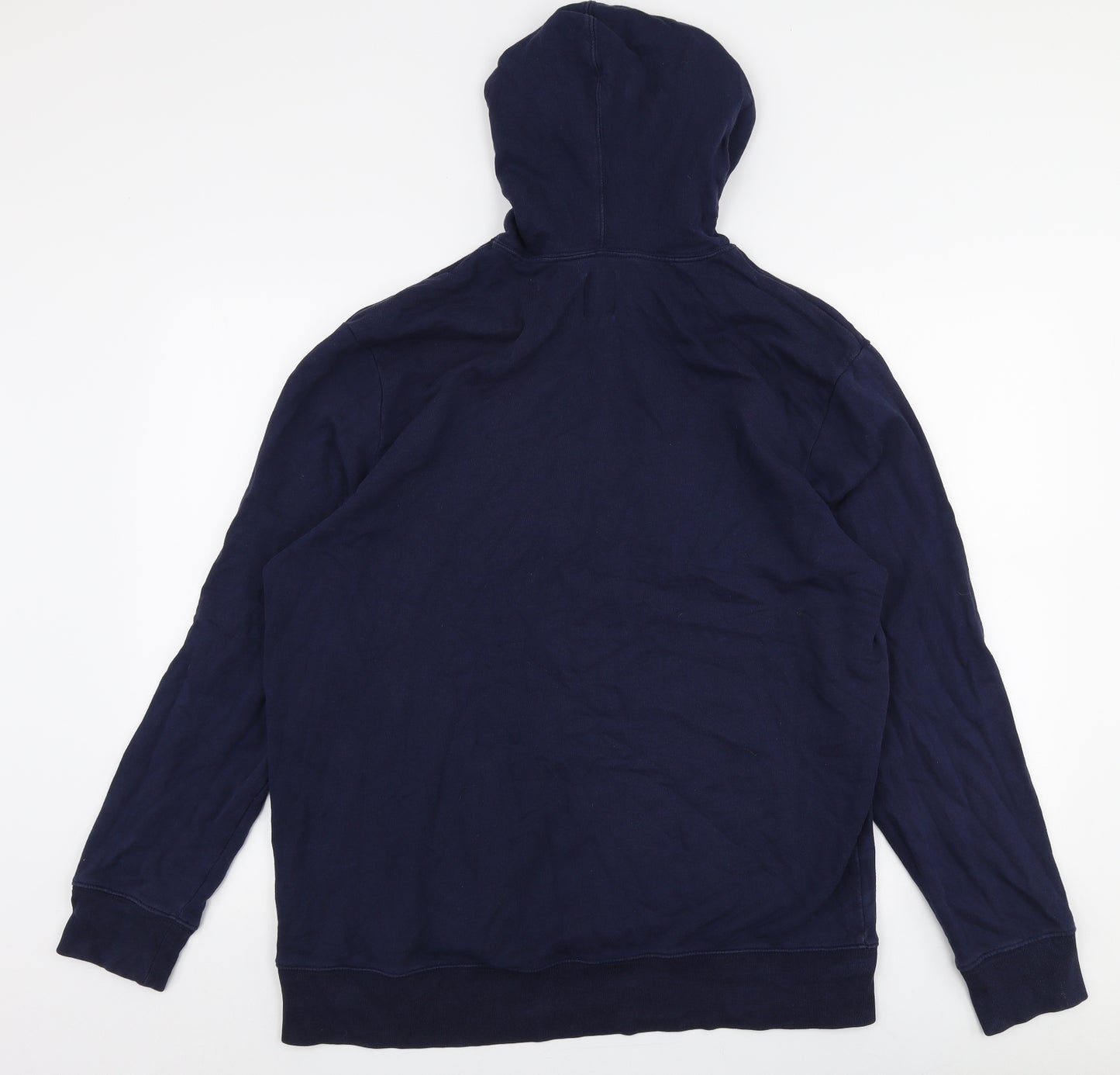 Gap Mens Blue  Cotton Pullover Hoodie Size XL