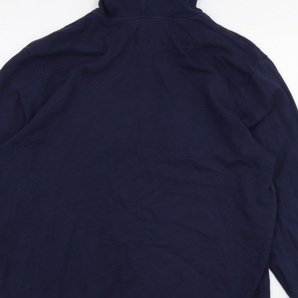 Gap Mens Blue  Cotton Pullover Hoodie Size XL