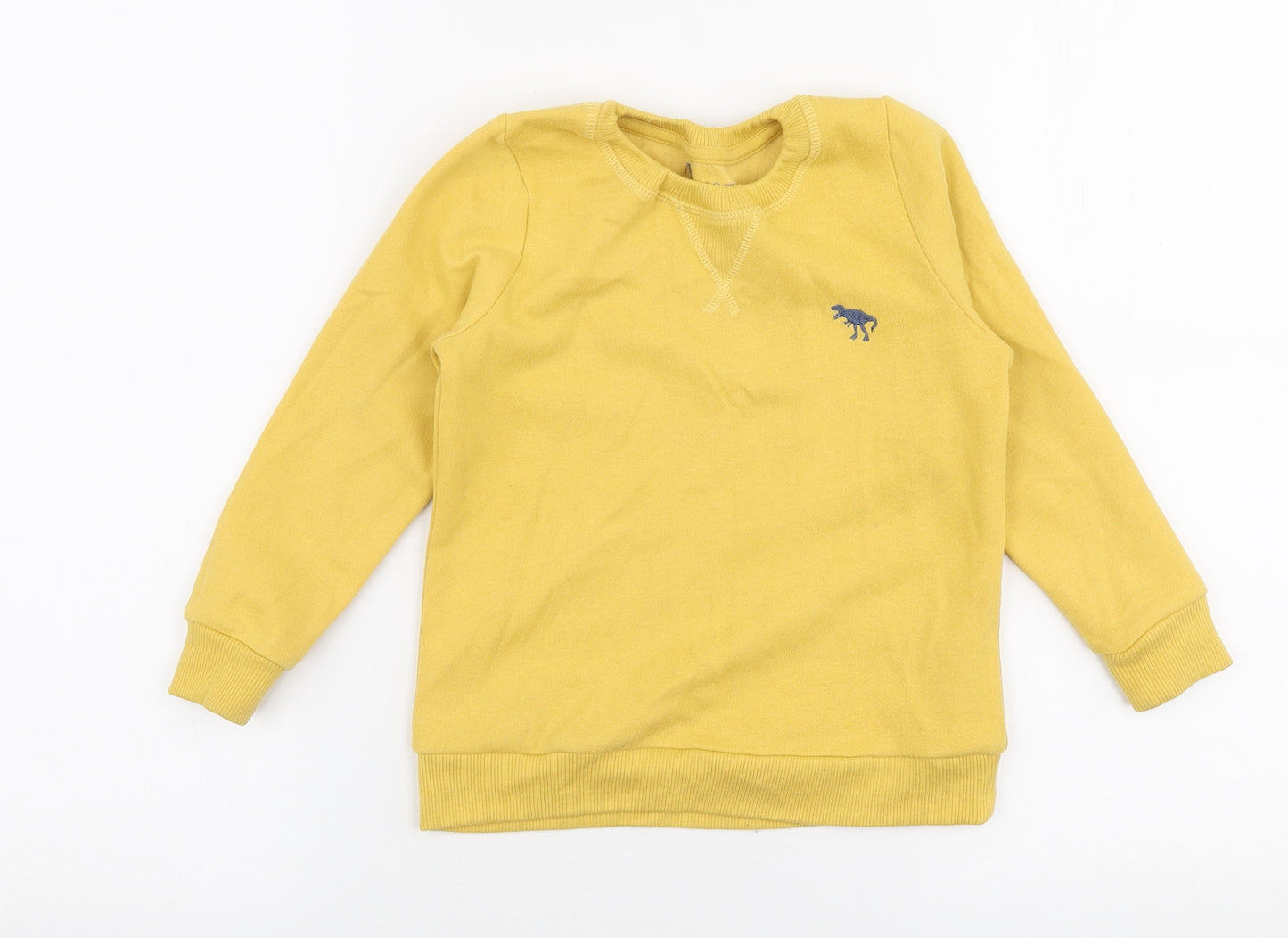 Nutmeg Boys Yellow  Polyester Pullover Sweatshirt Size 3-4 Years  Pullover