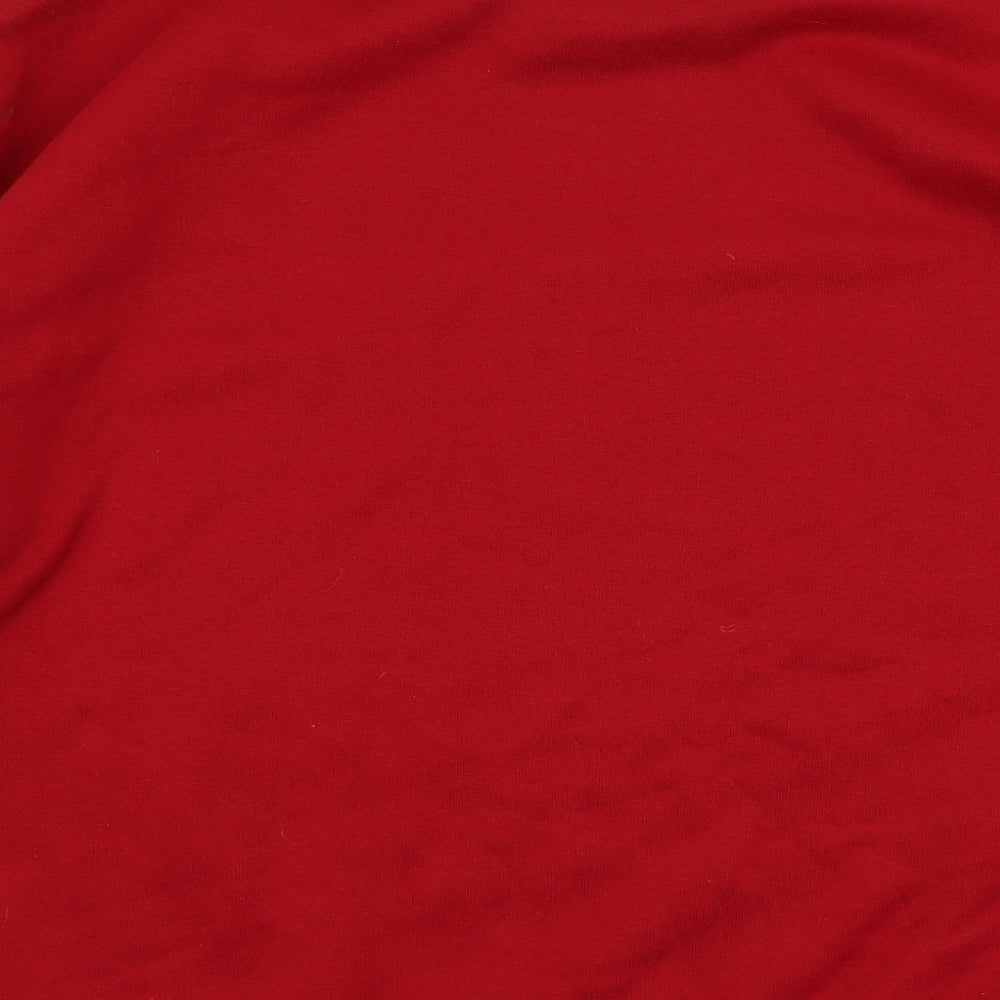 SheIn Womens Red  Polyester Pullover Sweatshirt Size XL  Pullover