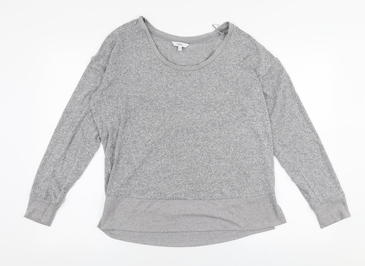NEXT Womens Grey  Viscose Pullover Sweatshirt Size 14  Pullover