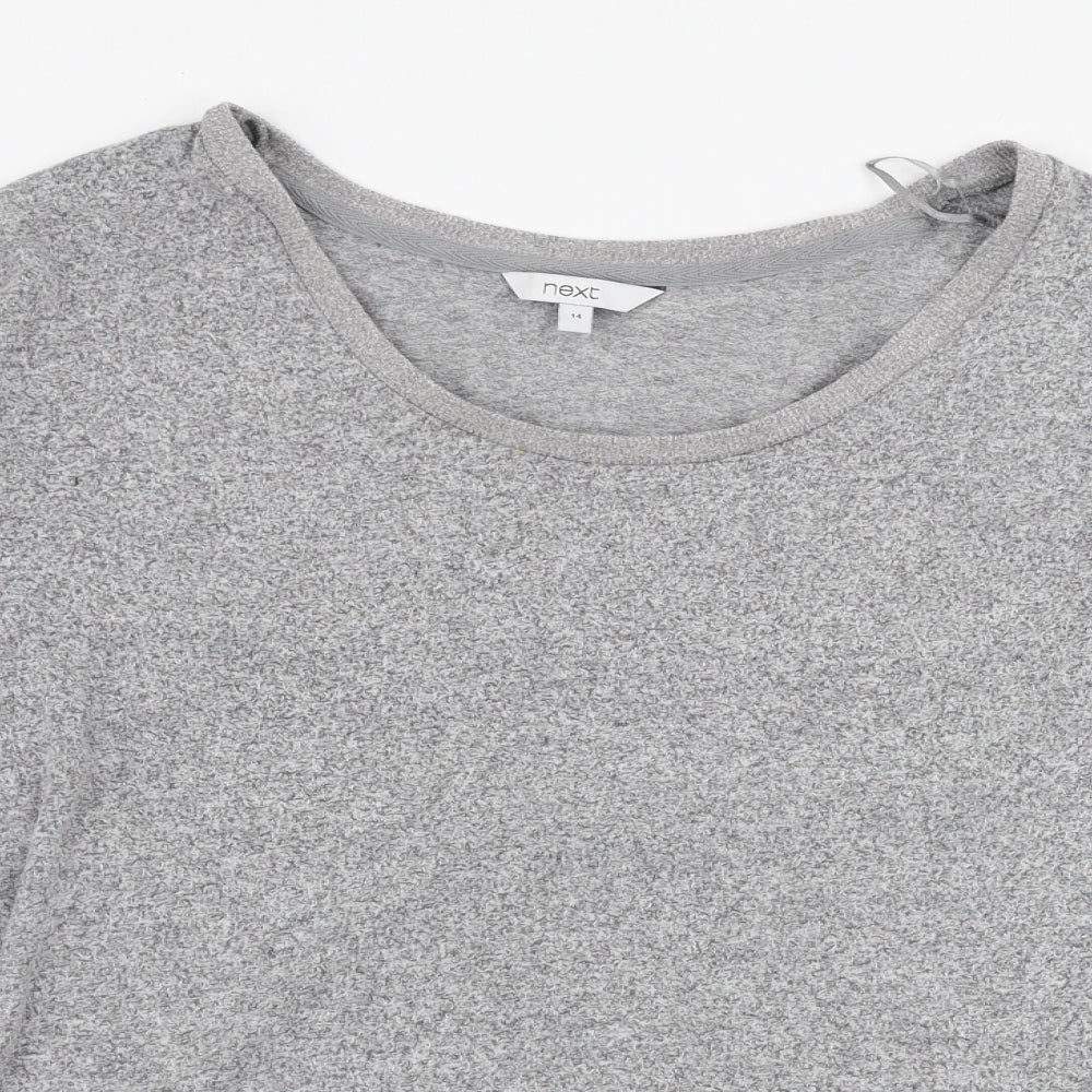 NEXT Womens Grey  Viscose Pullover Sweatshirt Size 14  Pullover