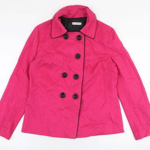 George Womens Pink   Jacket  Size M  Button