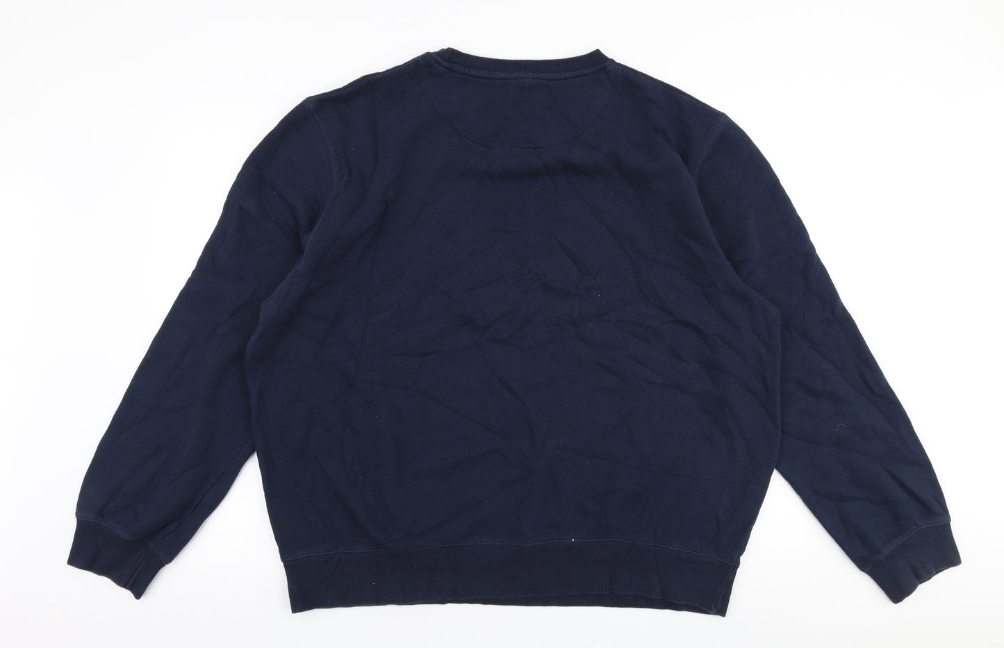 Matalan Mens Blue  Cotton Pullover Sweatshirt Size 3XL